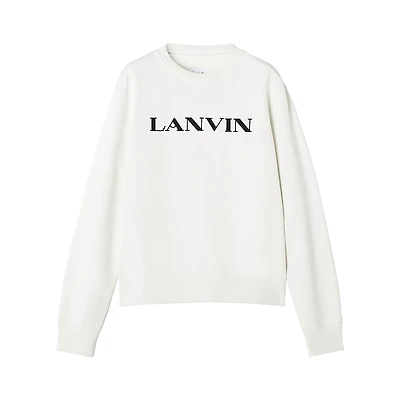 Lanvin Embroidered Cotton Sweatshirt