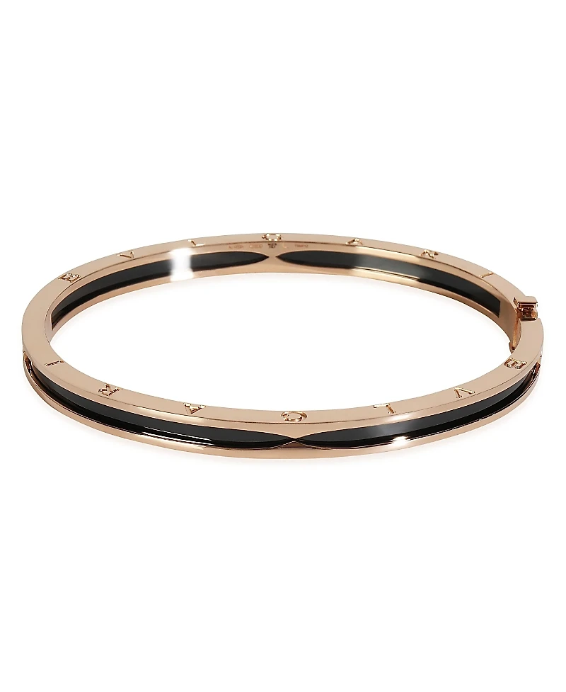 Pre-Owned Bvlgari B. zero1 18k Rose Gold/Ceramic Bracelet