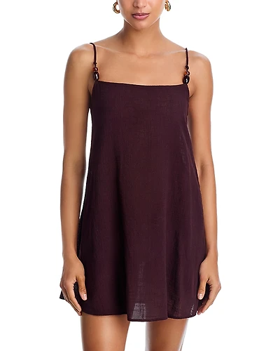 Staud Laura Cover-Up Mini Dress