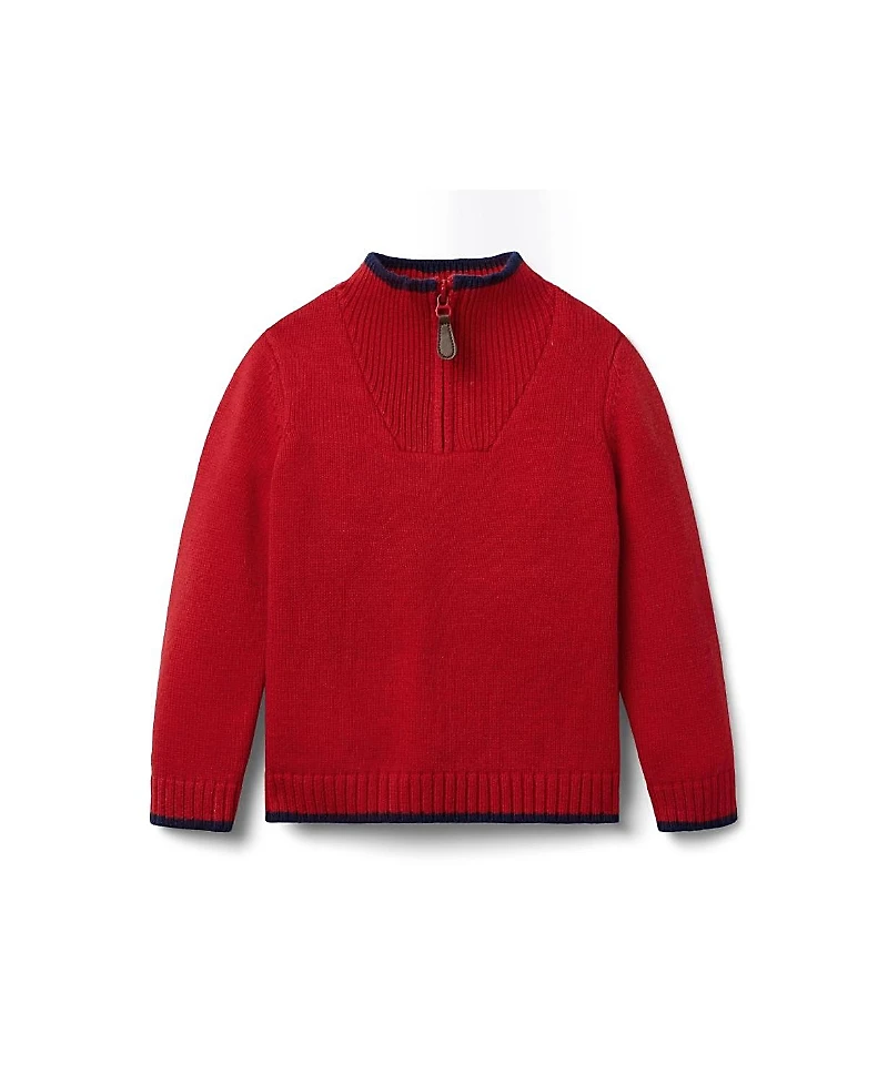 Janie and Jack Boys' The Half-Zip Sweater - Baby, Little Kid, Big Kid
