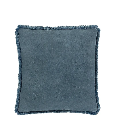Surya Washed Cotton Velvet Decorative Pillow