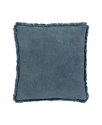 Surya Washed Cotton Velvet Decorative Pillow