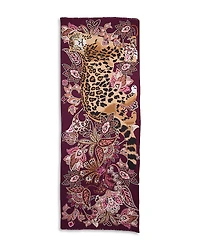Echo Snow Leopard Silk Wrap