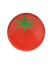 Jollity & Co. Le Dinner Tomato Paper Dessert Plates, Set of 8