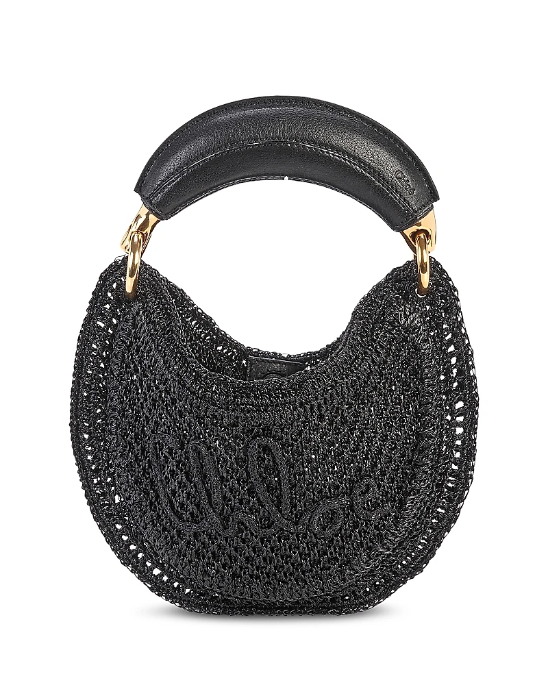 Chloe Summer Banana Mini Crocheted Hobo Bag