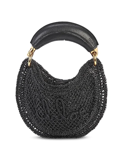Chloe Summer Banana Mini Crocheted Hobo Bag