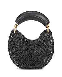 Chloe Summer Banana Mini Crocheted Hobo Bag