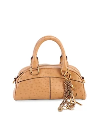 Chloe Small Stippled Leather Bowling Bag