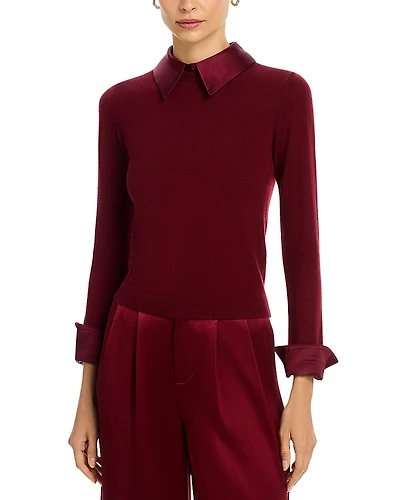 Alice and Olivia Porla Collared Sweater
