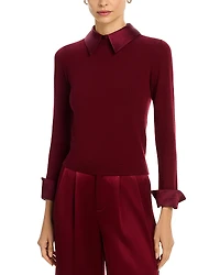 Alice and Olivia Porla Collared Sweater