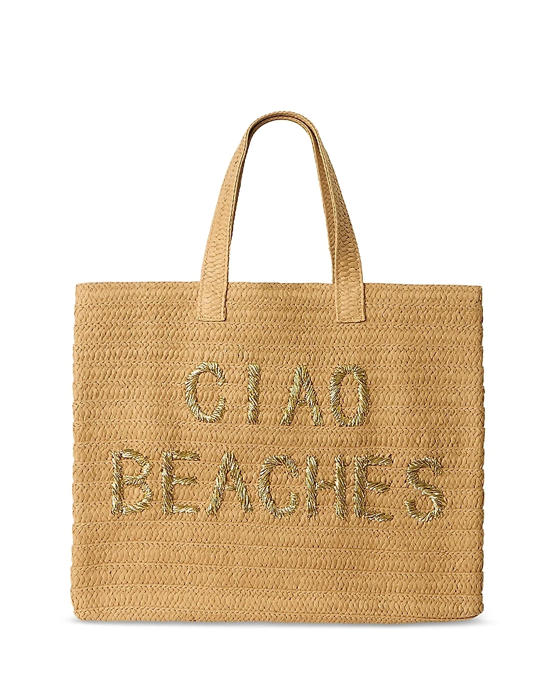 Btb Los Angeles Caio Beaches Straw Tote