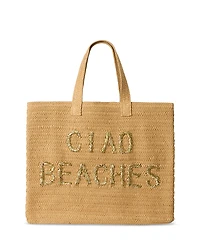 Btb Los Angeles Caio Beaches Straw Tote