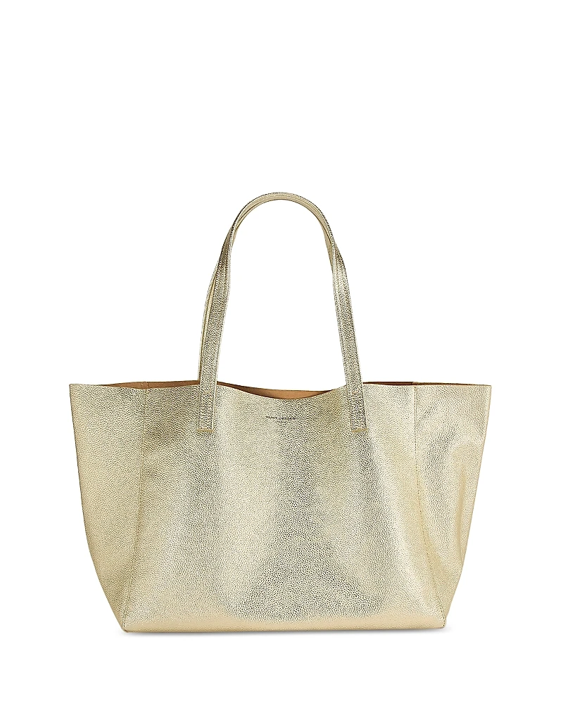 Kurt Geiger London Violet Large Metallic Leather Tote