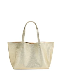 Kurt Geiger London Violet Large Metallic Leather Tote