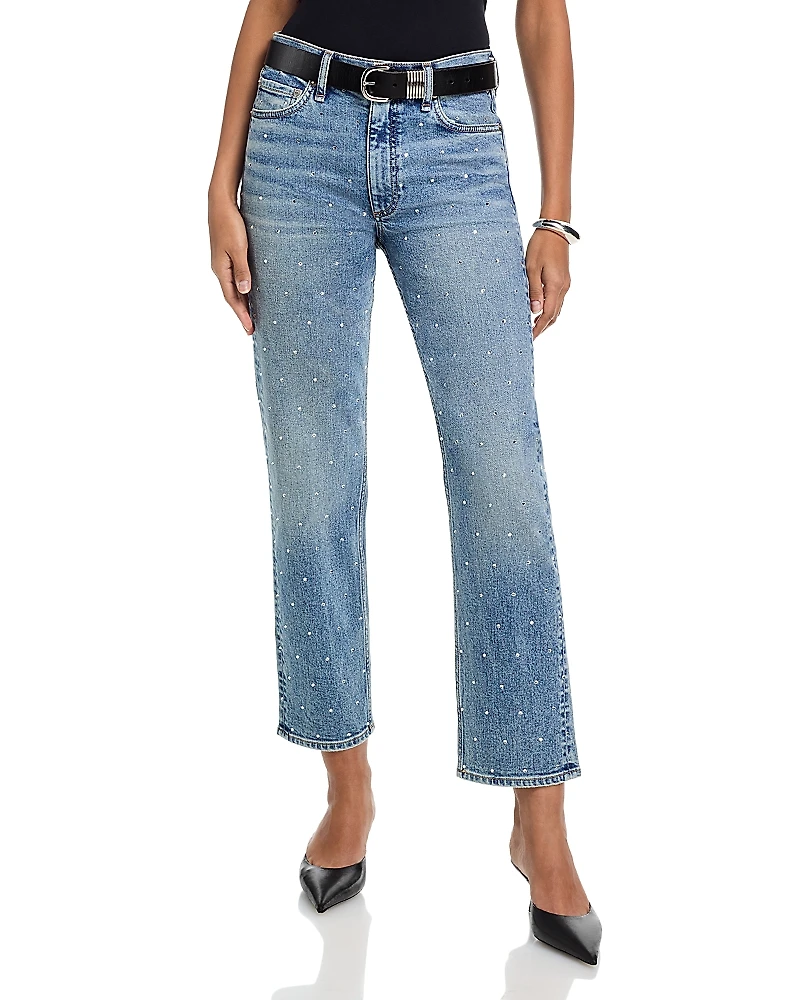rag & bone Harlow High Rise Ankle Straight Jeans