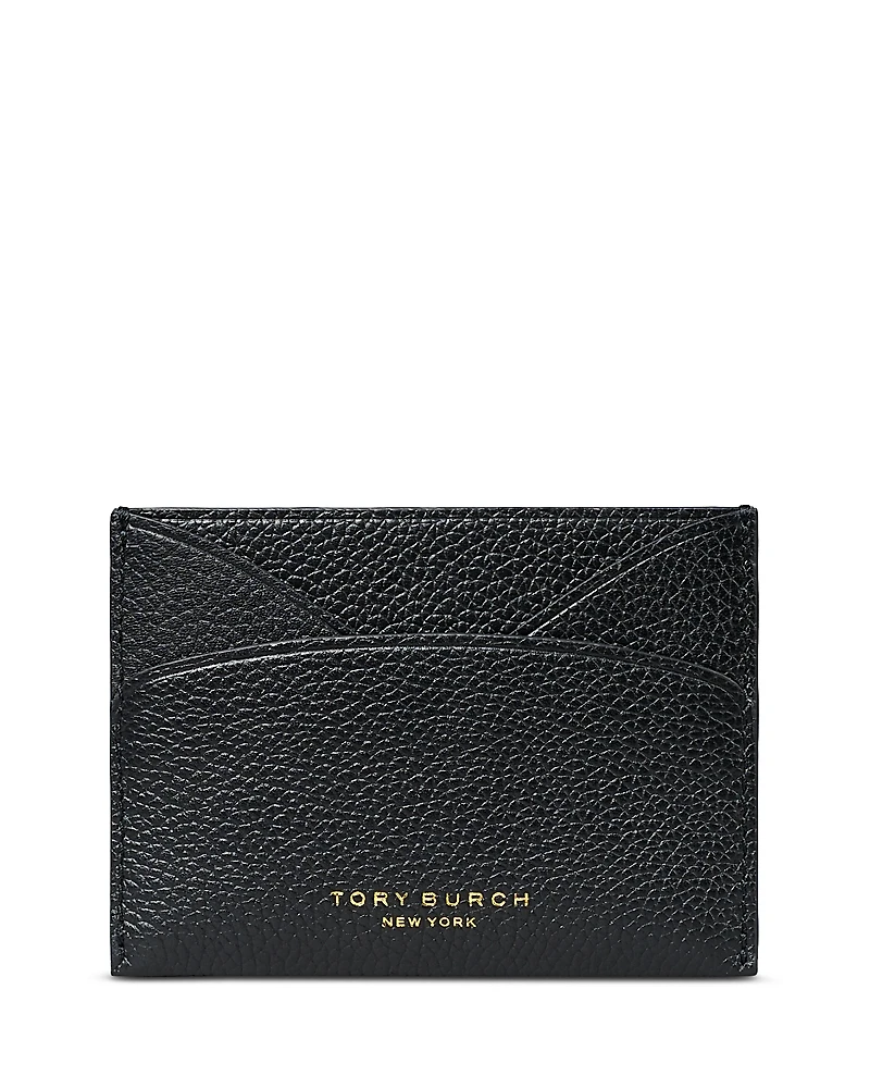 Tory Burch Romy Leather Flat Card Case