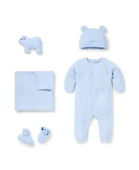 Janie and Jack Boys' Bundle of Love Textured Knit Gift Set - Baby
