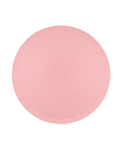 Jollity & Co. Solid Shade Colors, Paper Party Dinner Plates, Set of 8