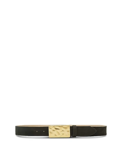L'Agence Women's Chara Hammered Buckle Belt