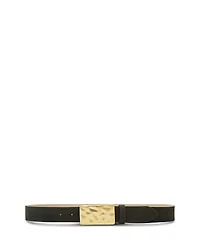 L'Agence Women's Chara Hammered Buckle Belt