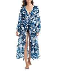 Bleu Rod Beattie Open Front Cover-Up Dress