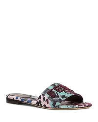 Fendi Women's Silk Slides