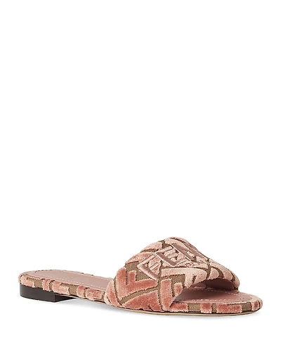 Fendi Women's Embroidered Slides