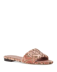 Fendi Women's Embroidered Slides