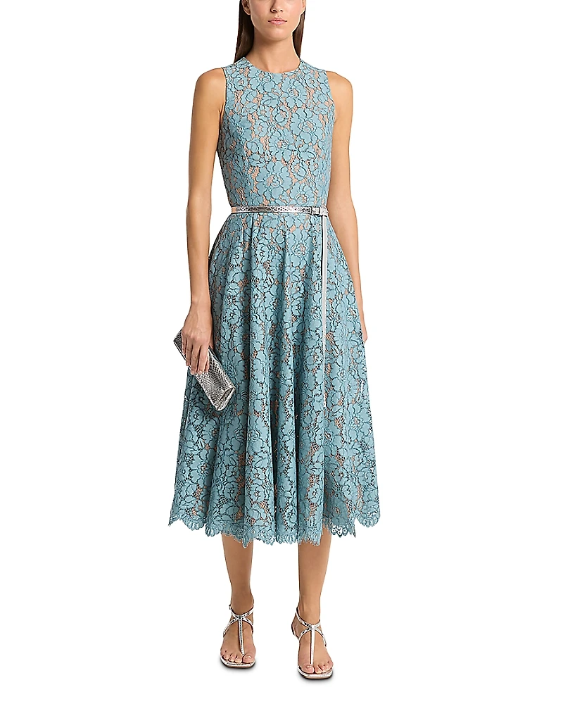 Michael Kors Collection Floral Lace Dress