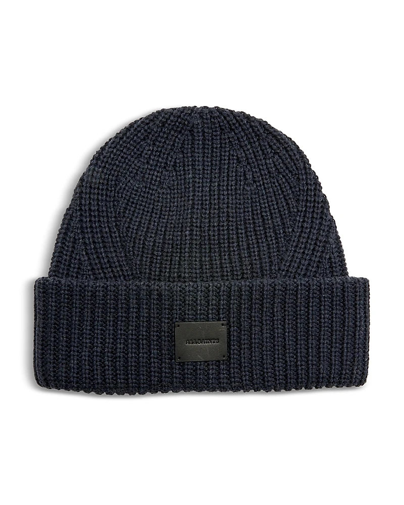 Allsaints Traveling Ribbed Beanie Hat