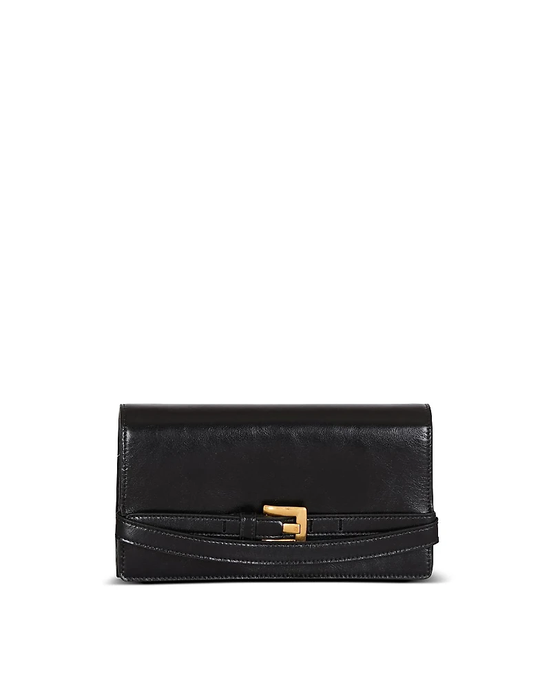 Balmain Shuffle Calfskin Wallet With Chain
