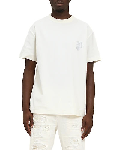 Purple Brand Short Sleeve Textured Graphic Tee