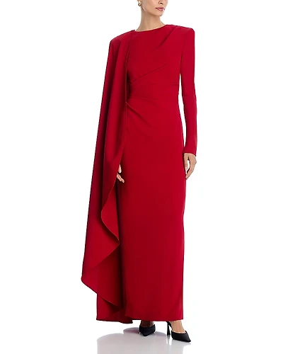 Rachel Gilbert Dion Cape Gown - Exclusive