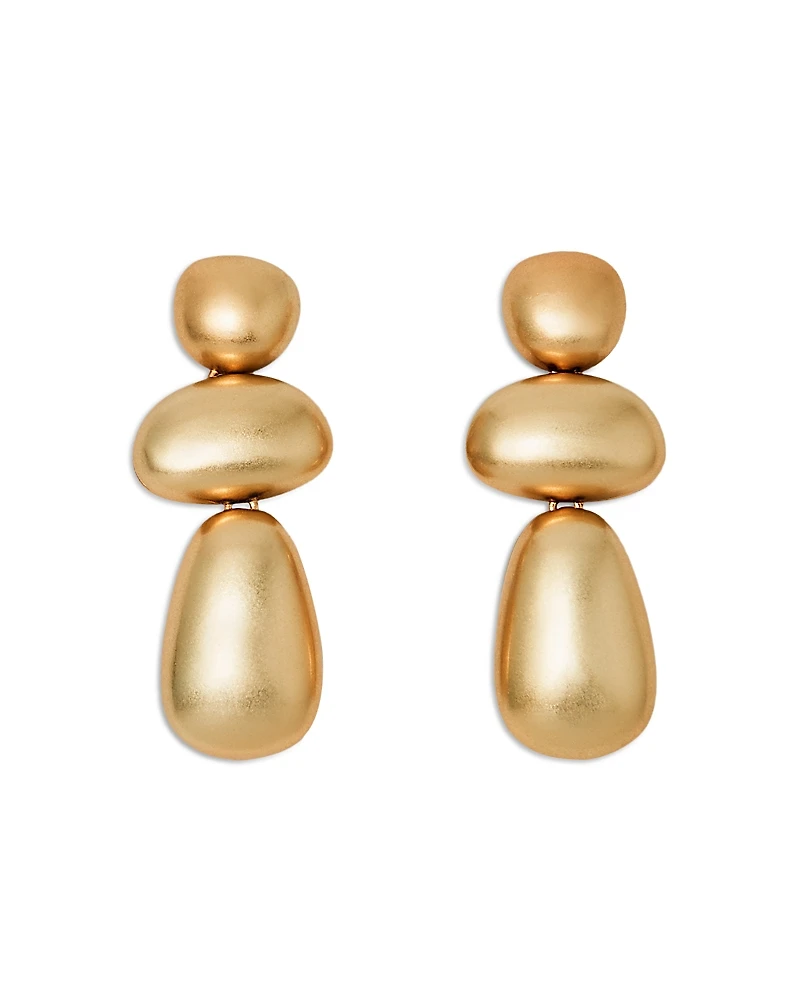 Reiss Dinah Dome Drop Earrings, 1.8L