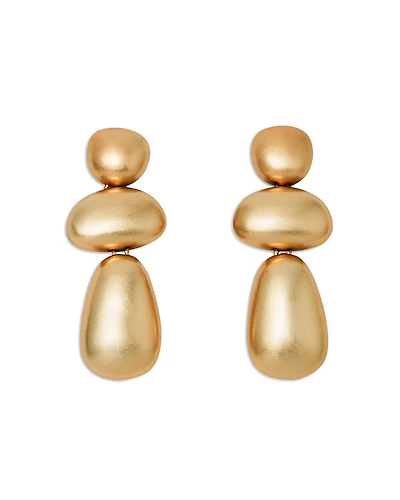 Reiss Dinah Dome Drop Earrings, 1.8L