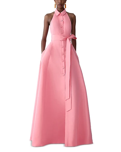 Carolina Herrera Halter Neck Gown