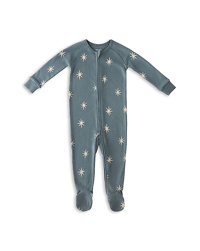 Pehr Unisex Starry Midnight Ribbed Footie Sleeper - Baby