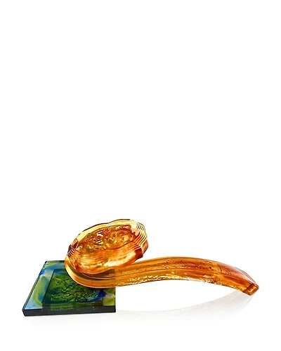 Liuli The Dragon The Phoenix Crystal Sculpture - Limited Edition