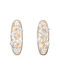 Shahla Karimi from the Luxe Collection Certified Lab Grown Diamond Mixed Cut Azadi Bombe Cluster Ear Arc Stud Earrings