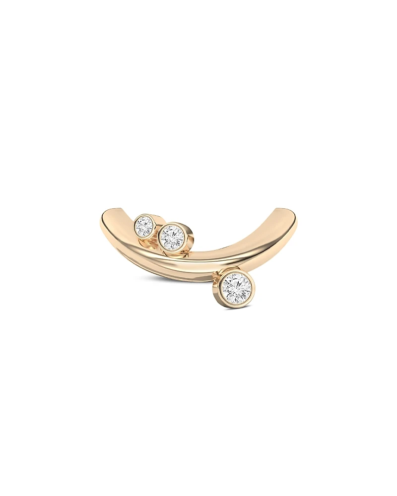 Shahla Karimi from the Luxe Collection Certified Lab Grown Diamond Doshi Cluster Bezel Ring