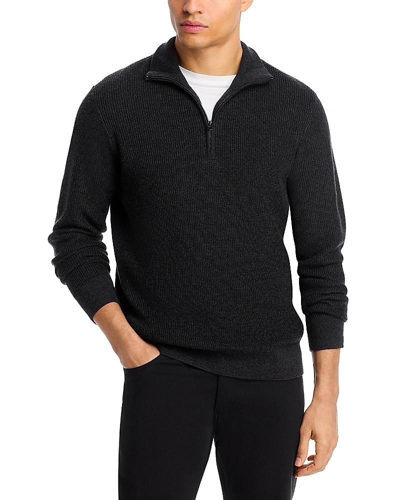 rag & bone Joel Merino Half Zipper Sweater