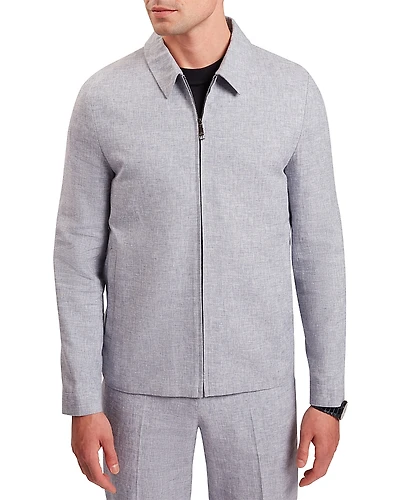 Ted Baker Ashleyj Linen Blend Harrington Jacket