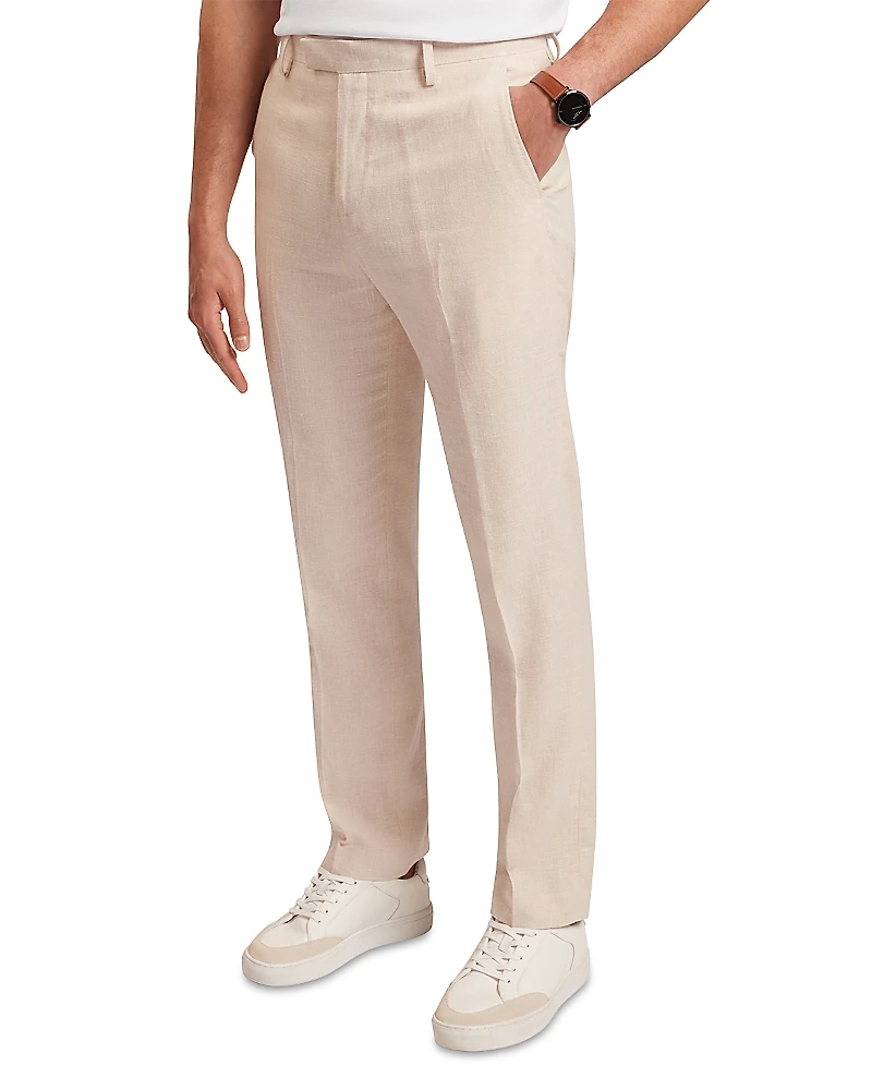 Ted Baker Givrant Slim Fit Linen Pants