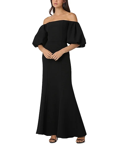 Shoshanna Naia Off the Shoulder Dress