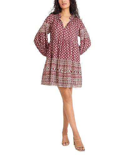 The Good Journey Balloon Sleeve Minidress