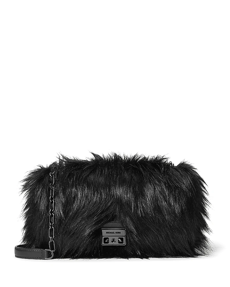 Michael Kors Tribeca Large Faux Fur Shoulder Bag
