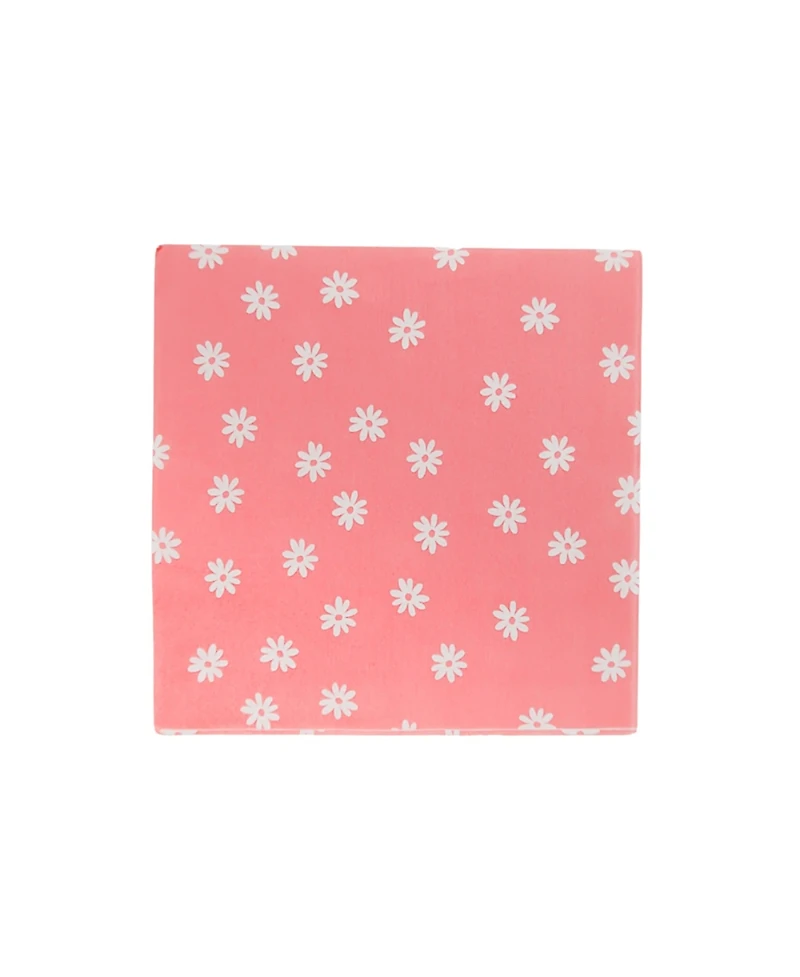 Jollity & Co. Camp Bachelorette Daisy Paper Cocktail Napkins, Set of 20