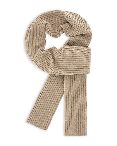 Boggi Milano Men's Ribbed Cashmere Scarf