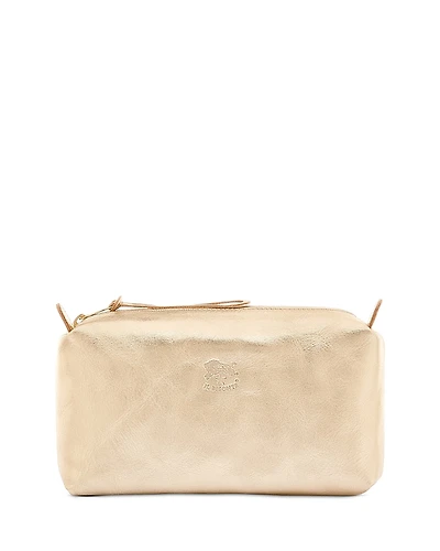 Il Bisonte Classic Leather Zip Pouch