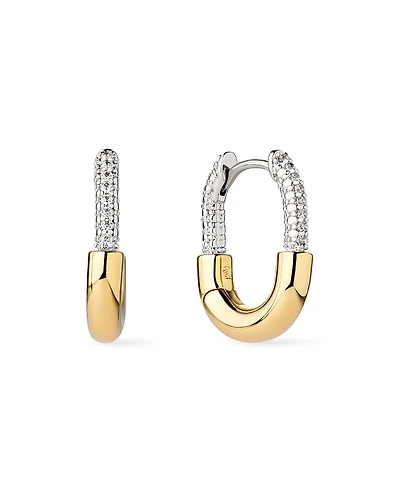 Ana Luisa Mini Micropave Gold Brynley Hoops